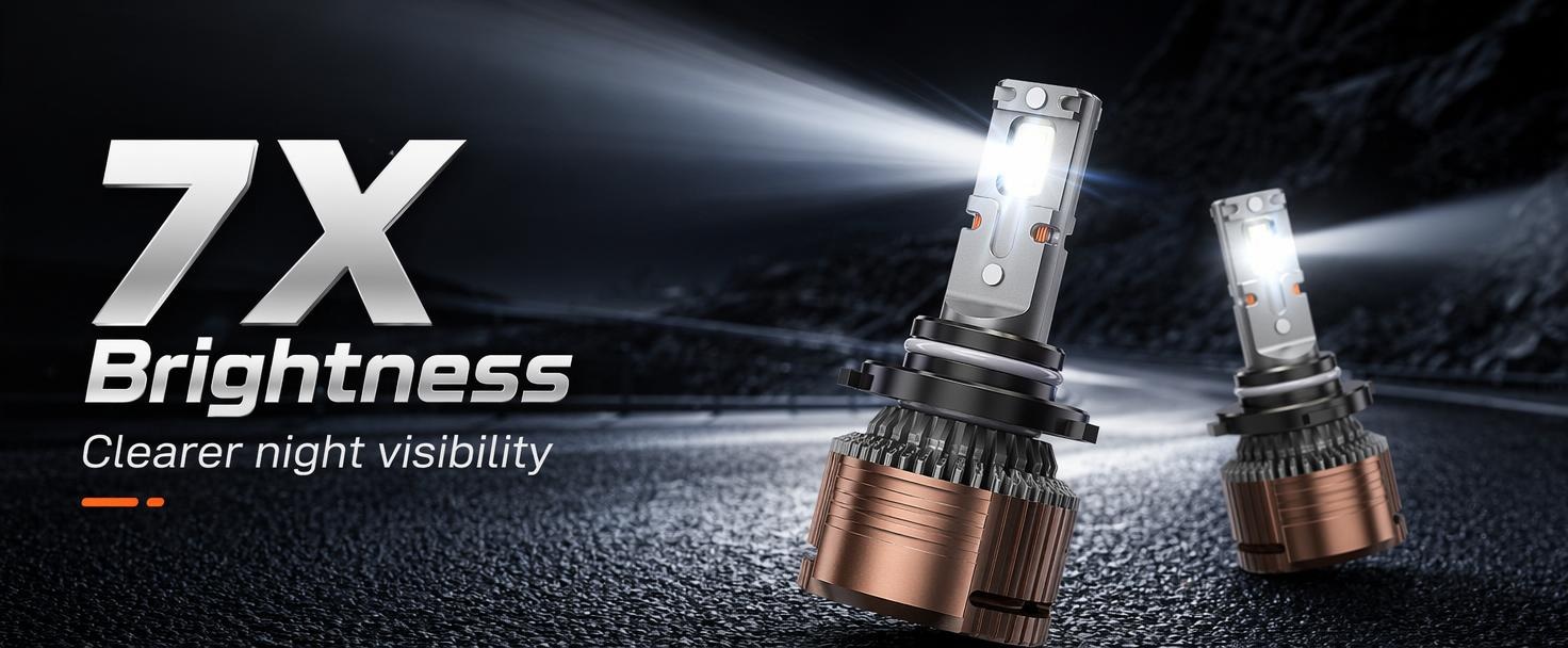 Aozoom Z-200 Series 9005 LED Bulbs, Brightness 13000LM 130W detail 1