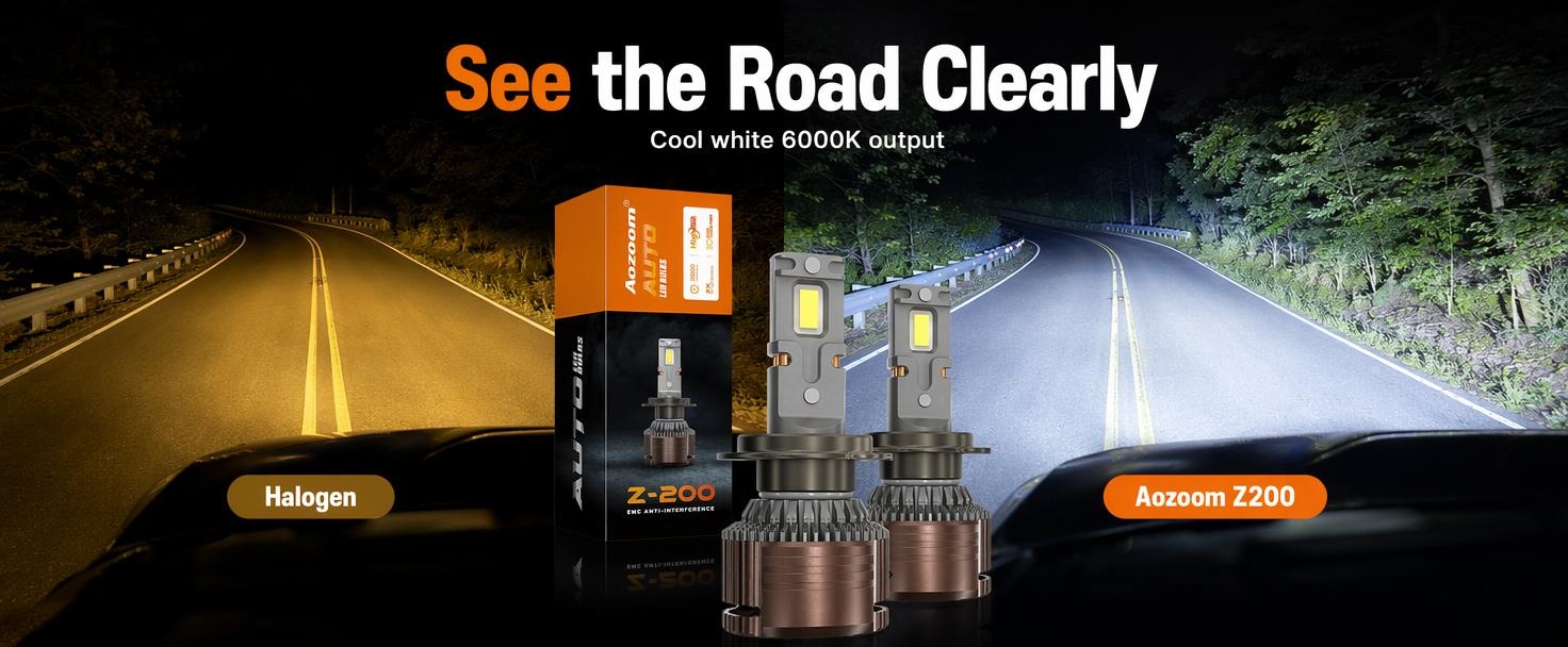 Aozoom Z-200 Series 9005 LED Bulbs, Brightness 13000LM 130W detail 5