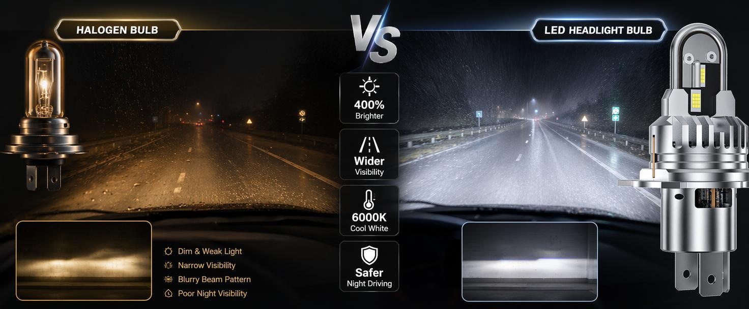 Aozoom Z-100 Pro Series H4 LED Bulbs, Brightness 8000LM 70W detail 8