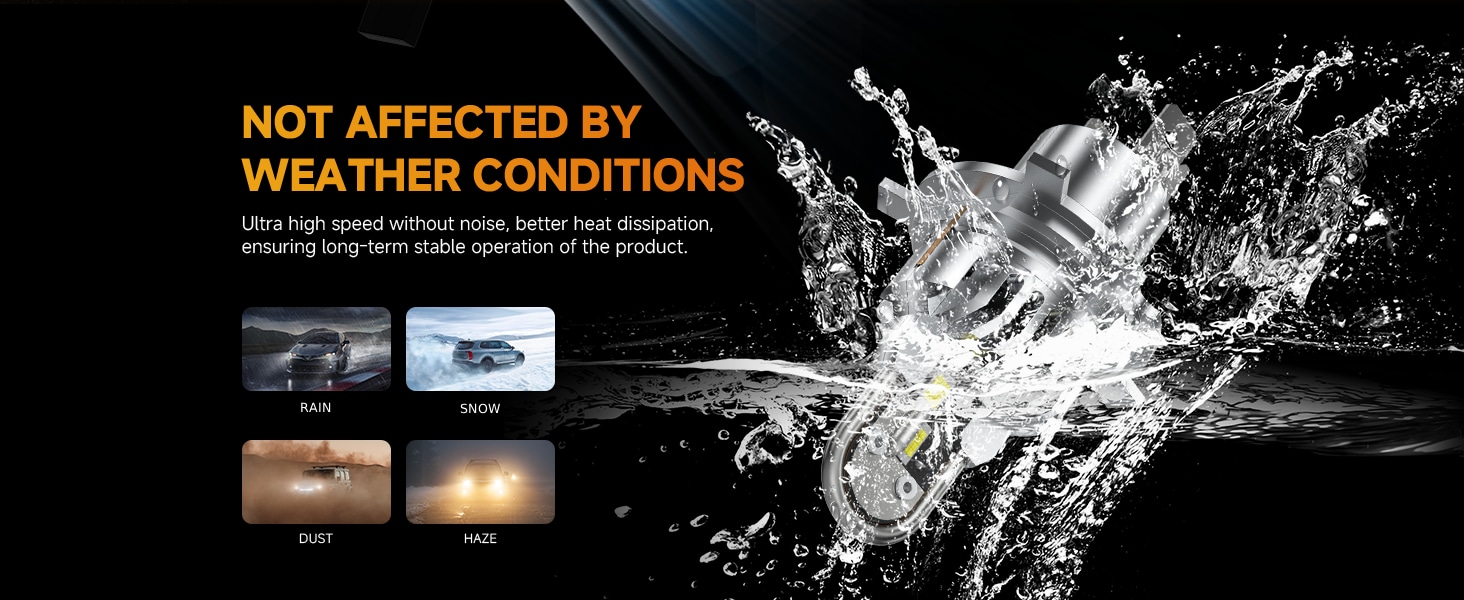 Aozoom Z-100 Pro Series H4 LED Bulbs, Brightness 8000LM 70W detail 5