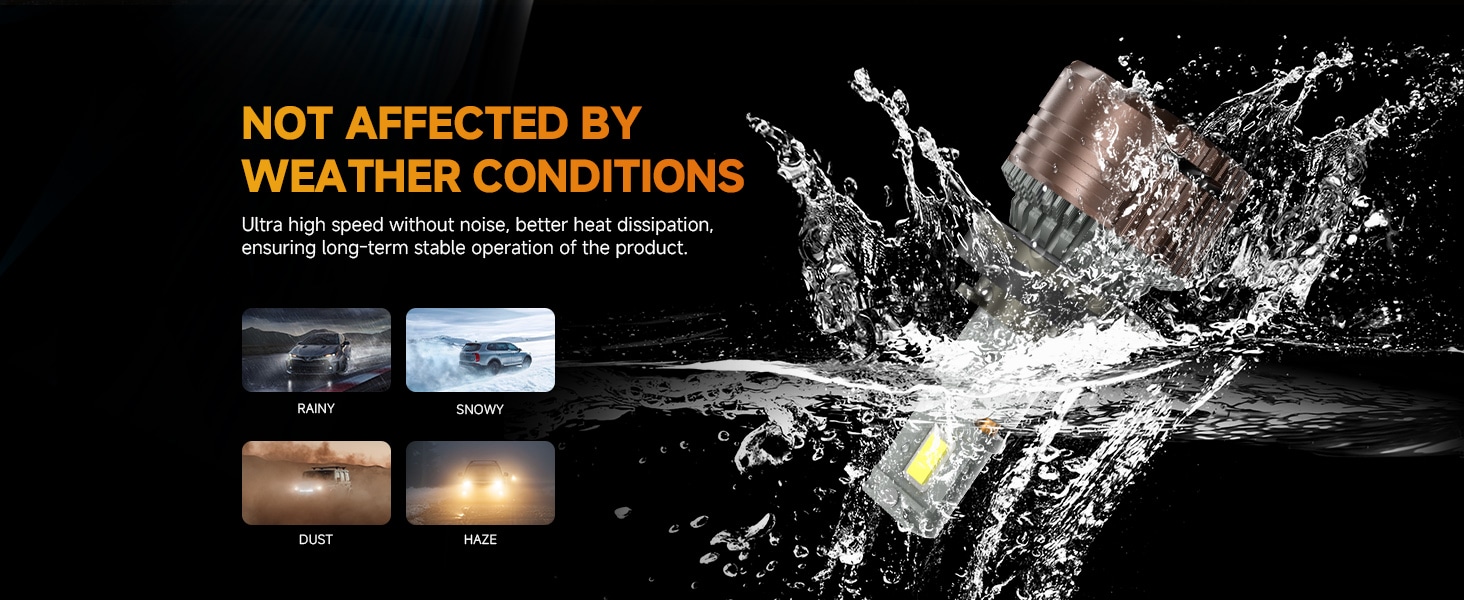 Aozoom Z-200 Series H4 LED Bulbs, Brightness 13000LM 130W detail 3