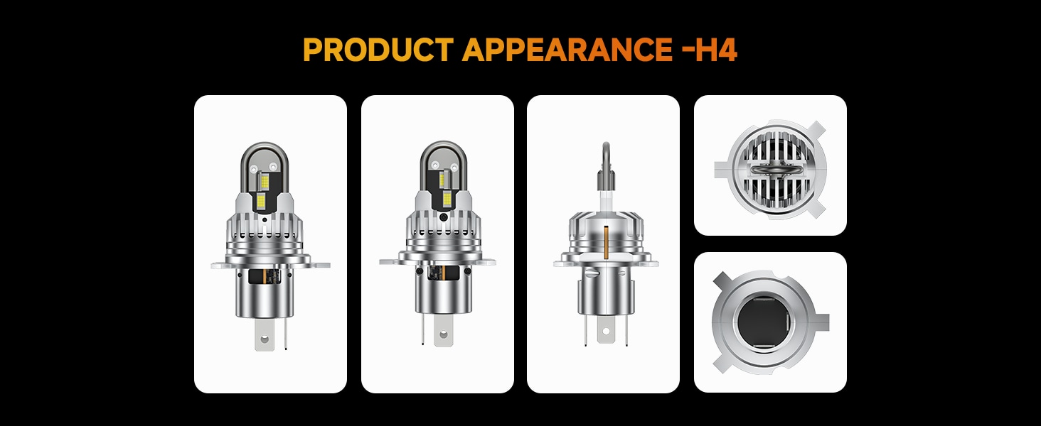 Aozoom Z-100 Pro Series H4 LED Bulbs, Brightness 8000LM 70W detail 9