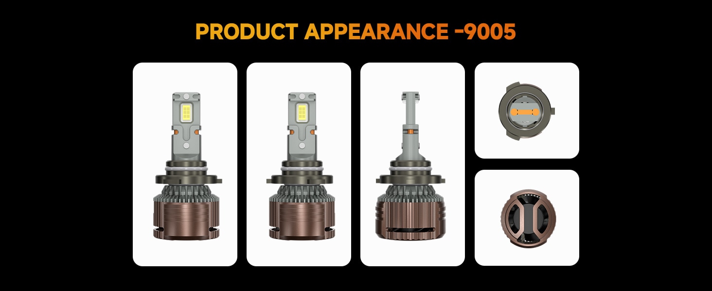 Aozoom Z-200 Series 9005 LED Bulbs, Brightness 13000LM 130W detail 8